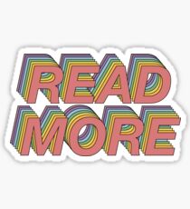 Read more! Sticker