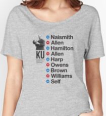History of KU Basketball Coaches Women's Relaxed Fit T-Shirt