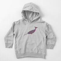 Narwhals Are Awesome No Text Toddler Pullover Hoodie