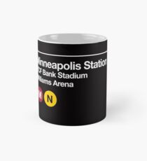 Minneapolis (Univ. of Minnesota) Sports Venue Subway Sign Classic Mug
