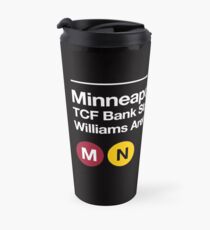 Minneapolis (Univ. of Minnesota) Sports Venue Subway Sign Travel Mug