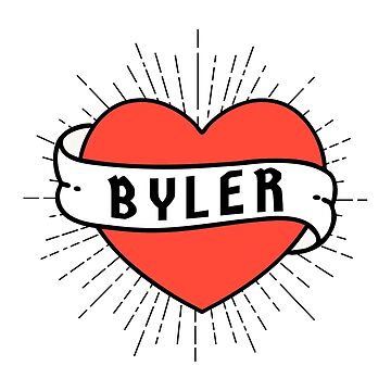 Artwork thumbnail, Byler Heart and Banner by humnoo
