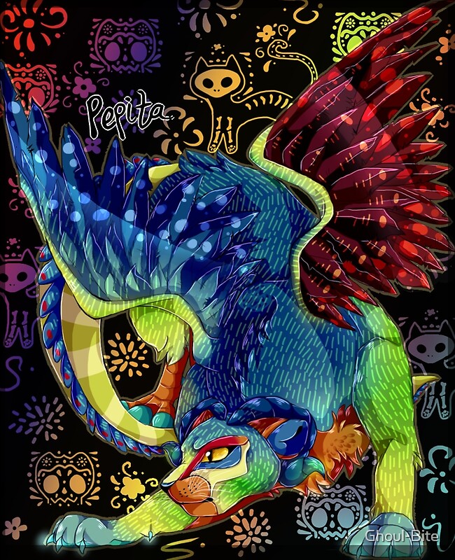 “Pepita The Alebrije” by Ghoul-Bite | Redbubble