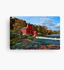 The Historic Red Mill of Clinton NJ Canvas Print