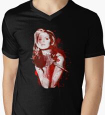 Splatter Buffy Men's V-Neck T-Shirt