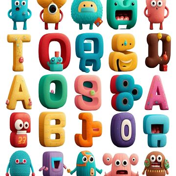 all alphabet lore kids Metal Print for Sale by fatimashop2023