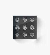 owl Acrylic Block