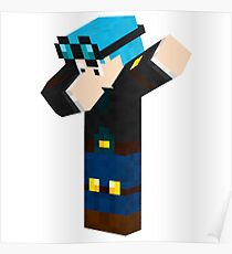 Coolest DanTDM Minecraft Dab! Poster