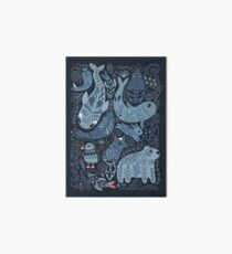 Arctic animals Art Board