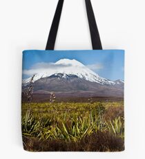 Mt Ruapehu and Tongararo, New Zealand Tote Bag
