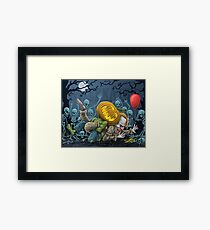 Pumpkin Defeats The Clown Framed Print