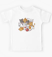 Verrückte Katzen-Dame T Shirt Lustiges Katzen-Miezekatze-Kätzchen Meme Geschenke T-Shirt für Katzen-Liebhaber Kinder T-Shirt