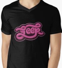 GEEK (Pink) Men's V-Neck T-Shirt