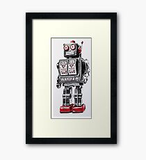 Retro Robot Framed Print