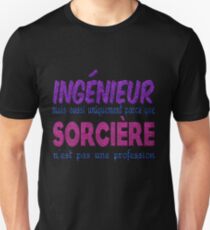 Ingénieur Sorcière Unisex T-Shirt