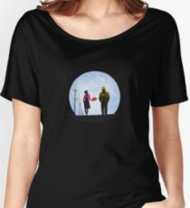 Pac Man and Ghost Women's Relaxed Fit T-Shirt