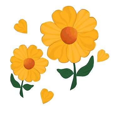 Artwork thumbnail, Very Fresh Yellow Flowers by Lottaw