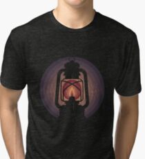 oil lamp Tri-blend T-Shirt