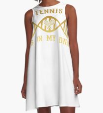 dns dna roots love calling TENNIS A-Line Dress