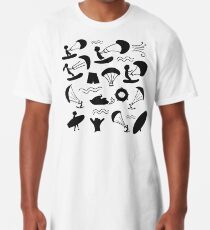 Kiteboarding, sketch for your design Long T-Shirt