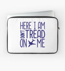 HERE I AM DON'T TREAD ON ME Laptop Sleeve