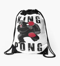Vintage King Pong - Ping Pong Table Tennis T-Shirt Drawstring Bag