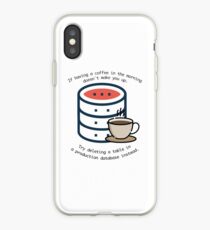Delete database iPhone Case