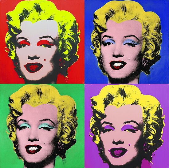 Resultado de imagen para marilyn monroe pop art