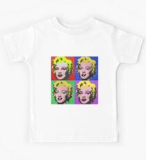 MARILYN MONROE PCM ANDY WARHOL POP ART PARODY Kids Tee