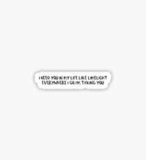Why Don't We Lyrics Sticker