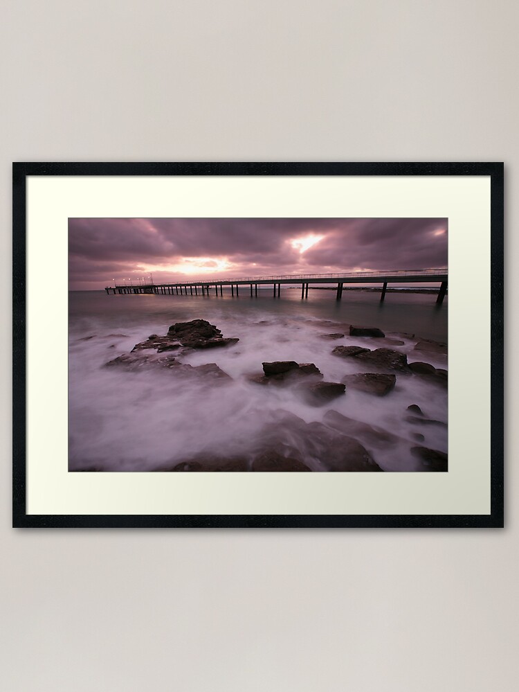 Alternate view of Lorne Pier Dawn, Australia Framed Art Print