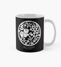 Taza Zodiaco chino Año del grabado en madera de conejo