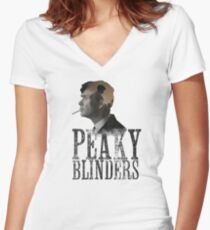 Peaky Blinders -Thomas Shelby Women's Fitted V-Neck T-Shirt