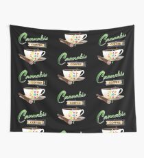 Cannabis and Coffee Wall Tapestry