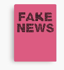 Fake News Canvas Print