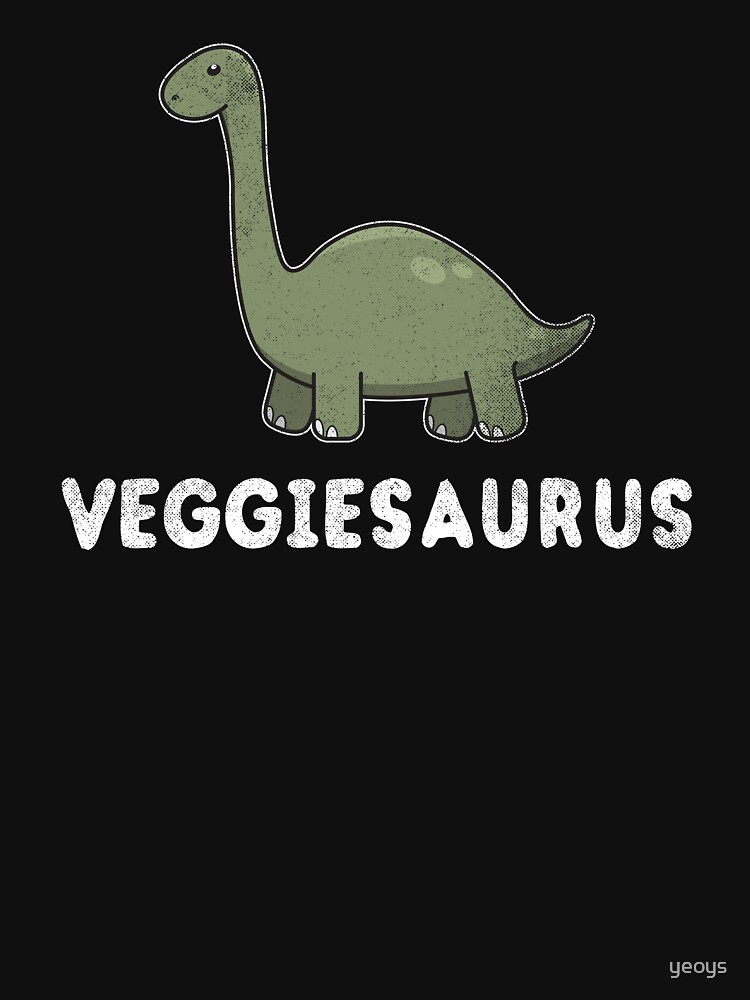 Veggiesaurus Vegan Dinosaur - Funny Veggie Gift von yeoys