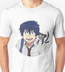 Blue Exorcist - Rin Okumura and Kuro Unisex T-Shirt