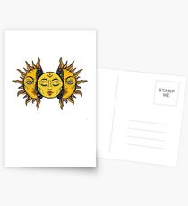 Sonne Postkarten