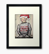 Yippee kai christmas Framed Print