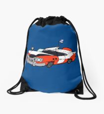 Junk Pile Cats Cadillac Drawstring Bag