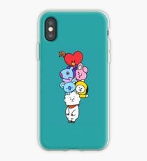 BT21 - RJ, Mang, Koya, Schaurig, Cooky, Chimmy, Tata BTS Fanart iPhone-Hülle & Cover