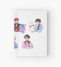 BTS with their BT21 friends!!! Hardcover Journal