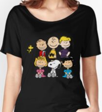 Charlie Brown, Snoopy and Peanuts Gang Women's Relaxed Fit T-Shirt