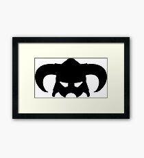 Dovahkiin Logo Framed Print