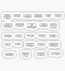 vine reference sticker sheet Sticker