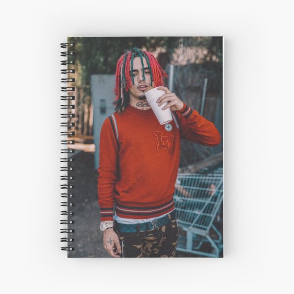 Lil Pump Spiral Notebooks Redbubble - lil pump drug addicts official roblox music video