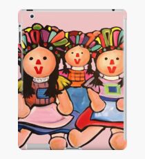 Mexican Maria Dolls In Pink iPad Case/Skin