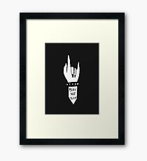 PUNX NOT DEAD Framed Print