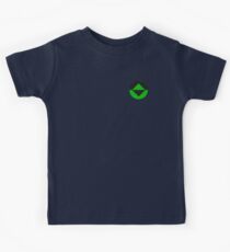 Nasty Computer Person Badge (3D render) Kids Tee