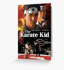 Karate Kid=poster Greeting Card